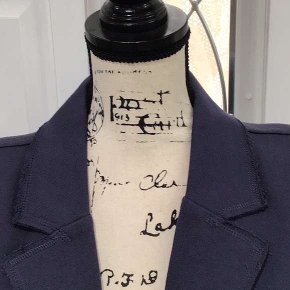 🆕TOMMY HILFIGER Patch Blazer Front Button Retail: $100 - Picture 2 of 12